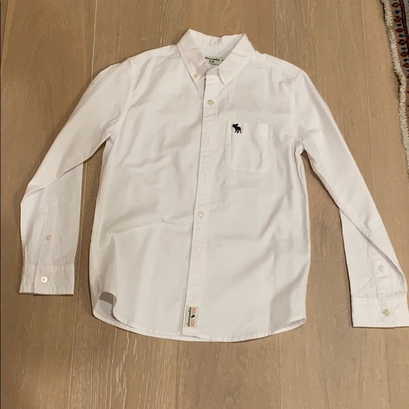Abercrombie kids white shirt long sleeves - Picture 2 of 5